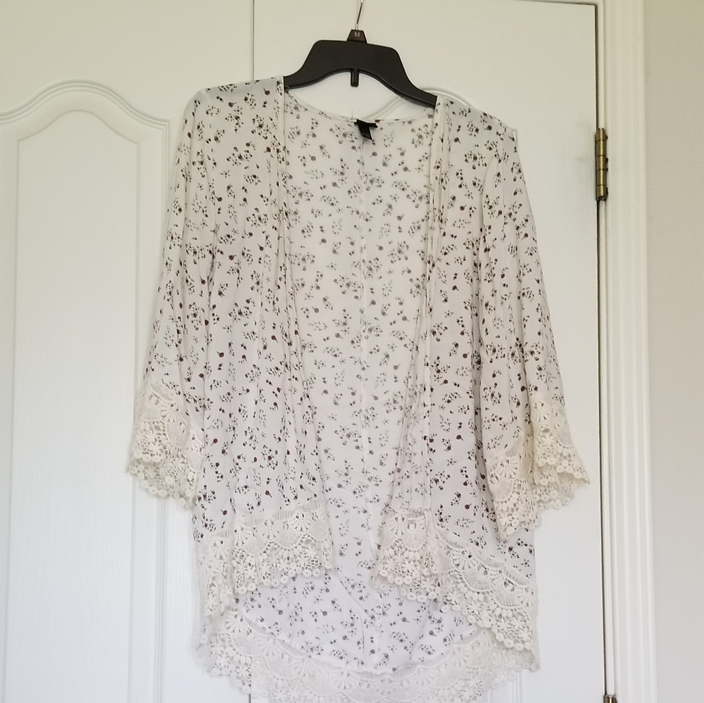 Open front kimono